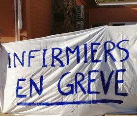 grève infirmieres mobilisation