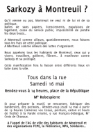 Sarkozy à Montreuil ?