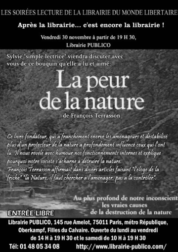 La peur de la nature