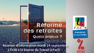 Réunion d'information avec Benoît Teste de la FSU et ATTAC
