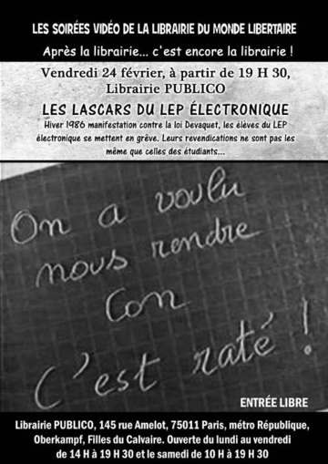 Les lascars du LEP électronique