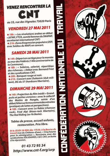 Venez rencontrer la CNT-RP!‏