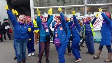le 8 mars, les féministes étaient bien là pour soutenir le mouvement