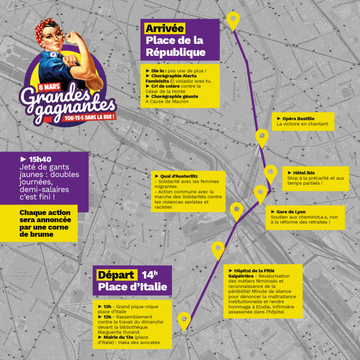 parcours manif 8 mars 2020