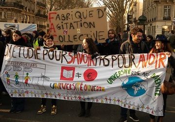 On étudie ici On reste ici Coordination action interuniv's photo.
