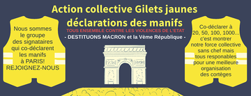 Gilets Jaunes Pacifiques DECLA TA MANIF's photo.
