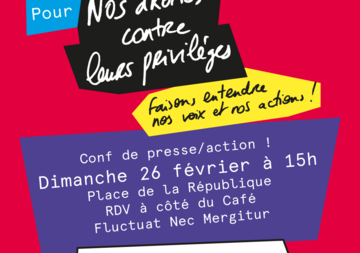 Dimanche 26 février – Place de la République