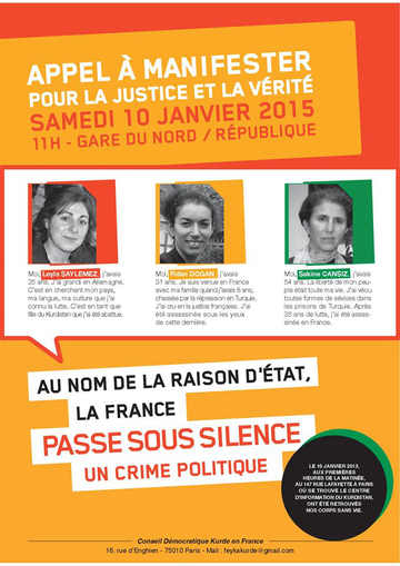 affiche de la manif