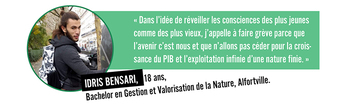 Idris - Grève pour le climat