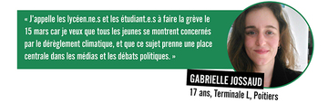 Gaby - Grève pour le climat