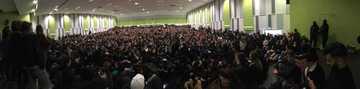 1 personne, foule