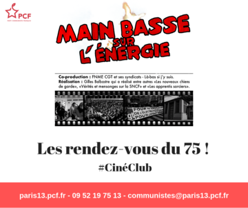 Les rencontres du 75 - Main basse sur l'énergie