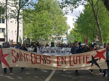 Manif St Denis en lutte 1er mai