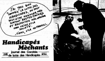Handicapés Méchants. journal des Comités de lutte des Handicapés